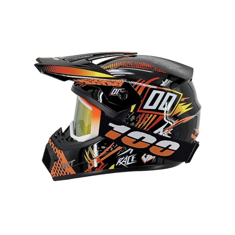 Full Face Motorcycle Helmet Off-Road ATV Mountain Bike Downhill Kart Adult Use ABS Material