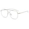 Blue Light Blocking Glasses Women Men With Metal Frame Polished Finish For Office And Casual Wear