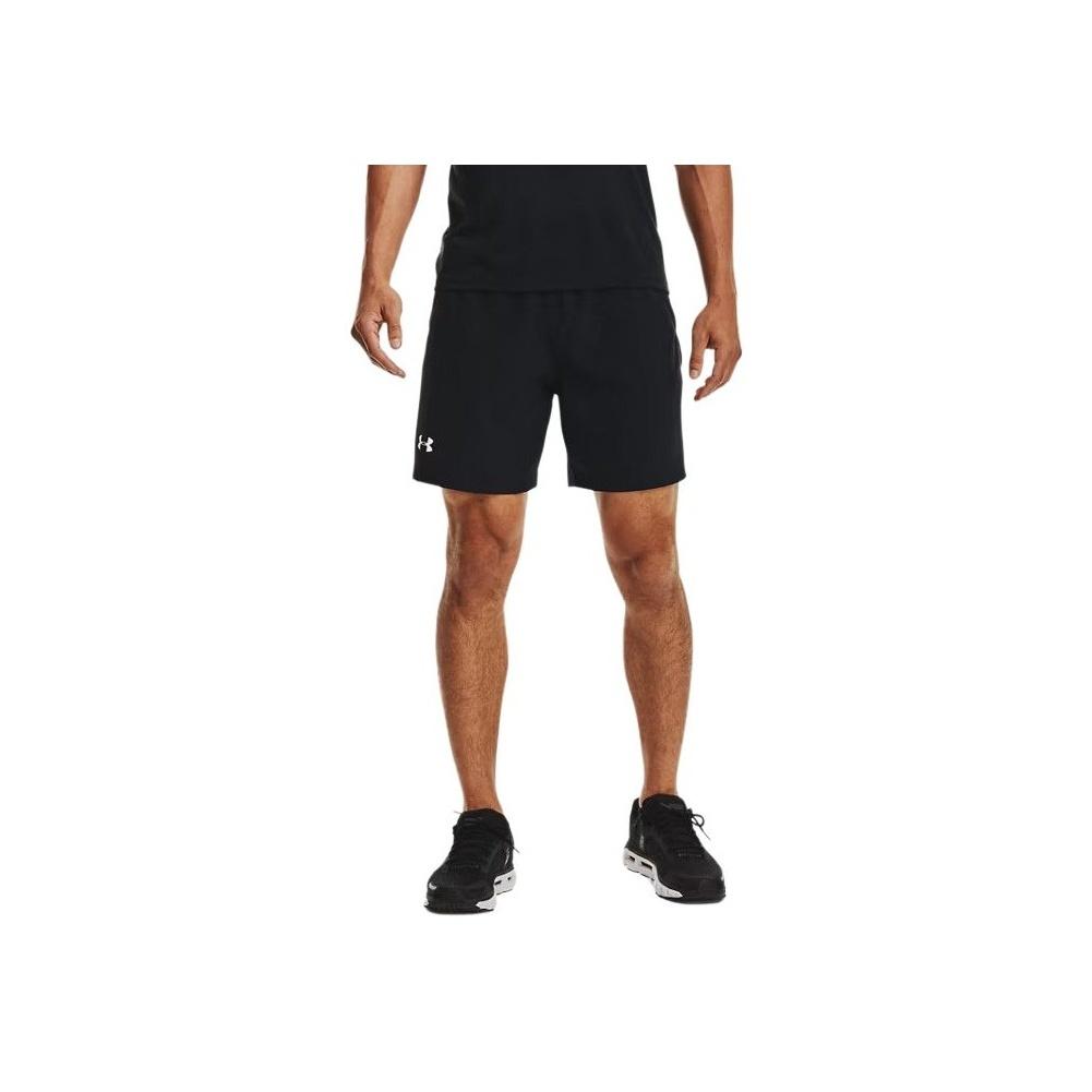 Under Armour Solid Color Belted Breathable Casual Shorts Men Bottoms Black 1351189-002