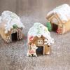 2025 Hot Sale 3 Pcs Creative Christmas Gingerbread House Cookie Cutter Lovely House Handmade Diy Stainless Steel Cookie Molds