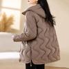 Down Padded Jacket, Light and Loose, Warm Padded Jacket, Fashion Hooded National Style Thickened Winter Jacket for Women