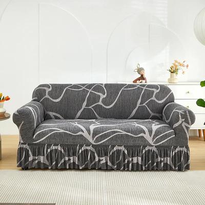 1 stück Elastische Gedruckt Sofa Schonbezug Mit Rock Sofa Abdeckung Couch Abdeckung Möbel Schutz Schlafzimmer Büro Wohnzimmer Wohnkultur
