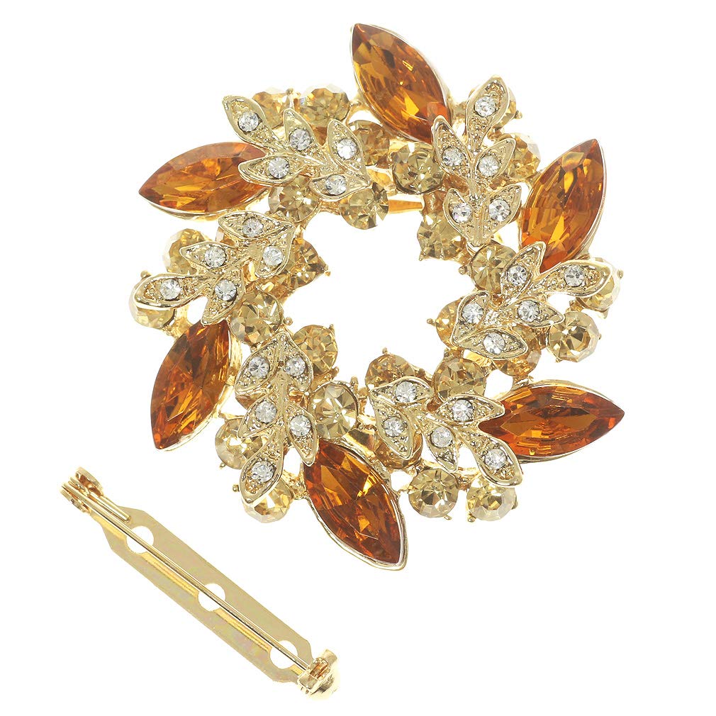 

Monthly birthday present for clip brooch for stole retirement thank thank brooch antique [Devalier] g122-topaz women, popular, mother, mother-in-law,