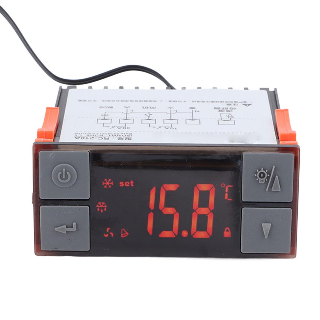 Digital Temperature Controller High Performance Multifunctional Temperature Sensor Electric Thermostat for Air Cooled