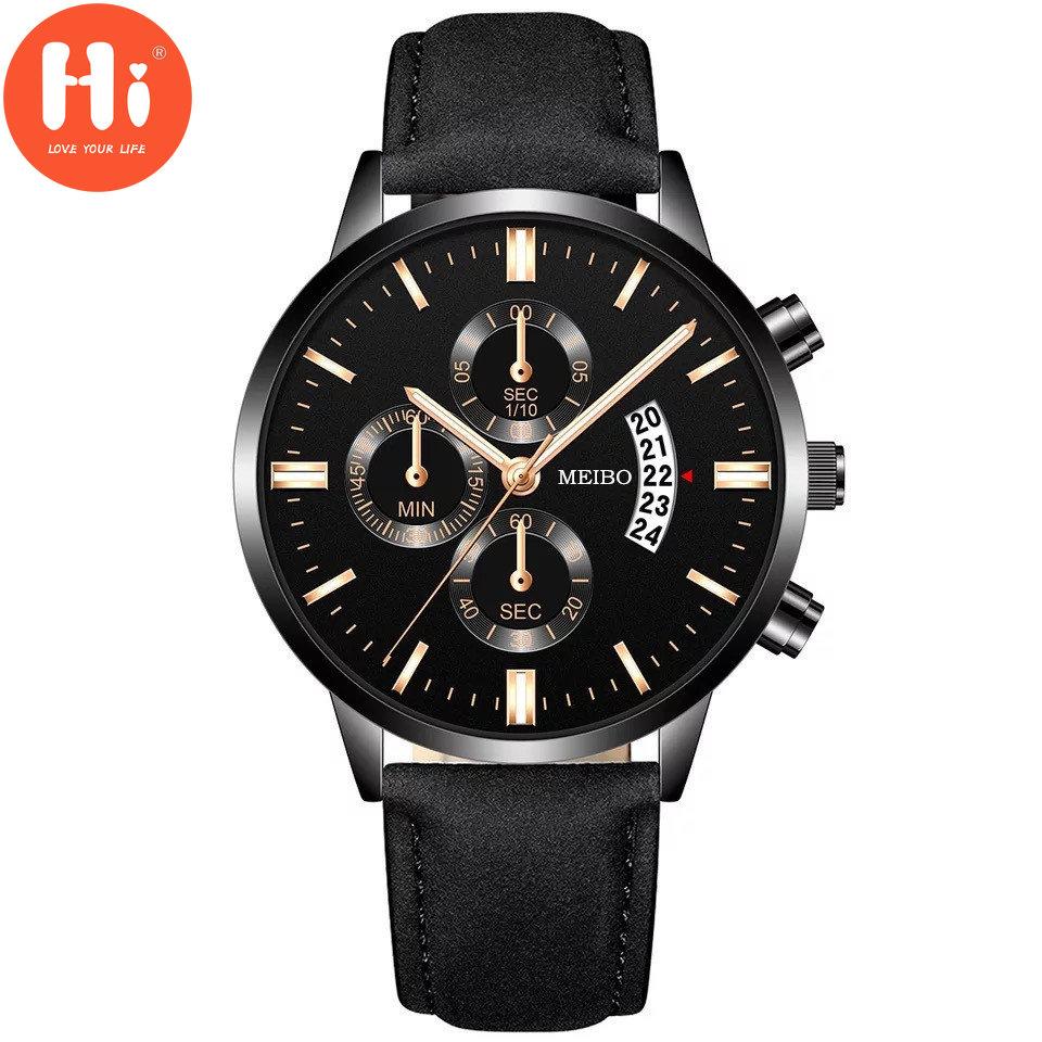 

Привет модные мужские часы спортивные часы роскошные мужские кварцевые наручные часы мужской подарочный браслет