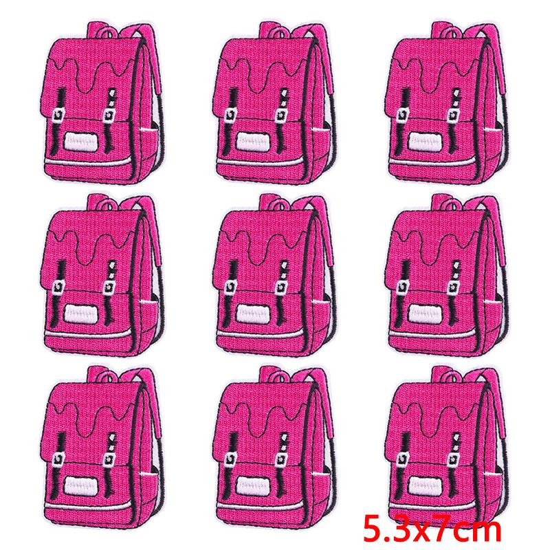 10Pcs/Lot Wholesale Fashion Cartoon Patch Iron On Patches On Clothes Letters Embroidered Patches For Clothing Applique Stickers