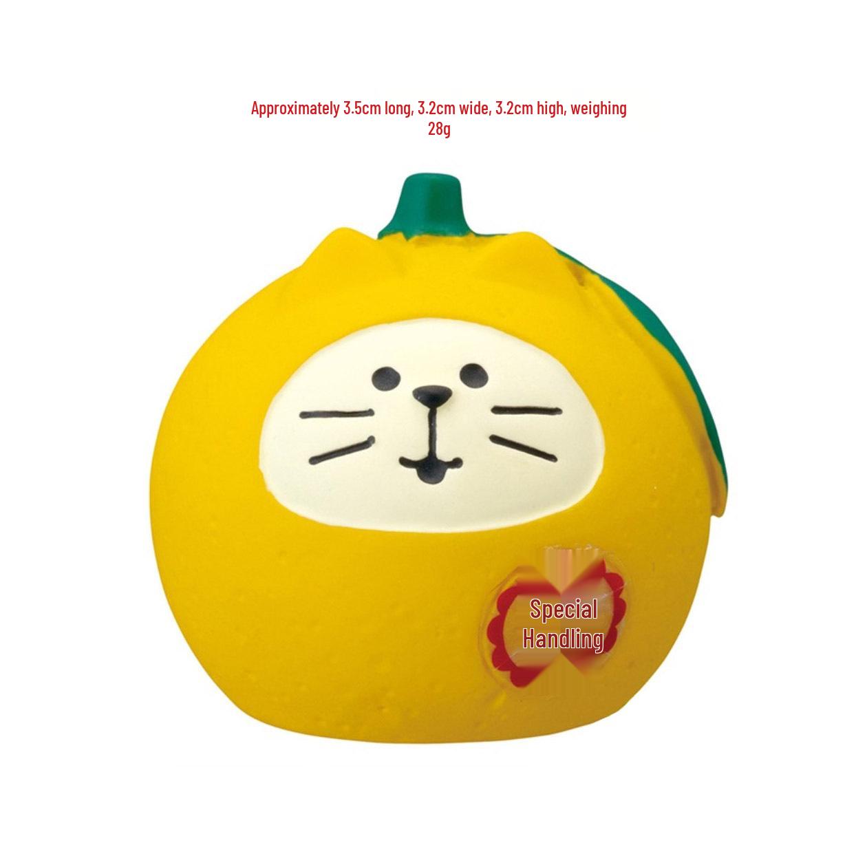 

Yuzu Lemon Duck Japanese Zakka Ornament - Trendy DIY Resin Blind Box Gift