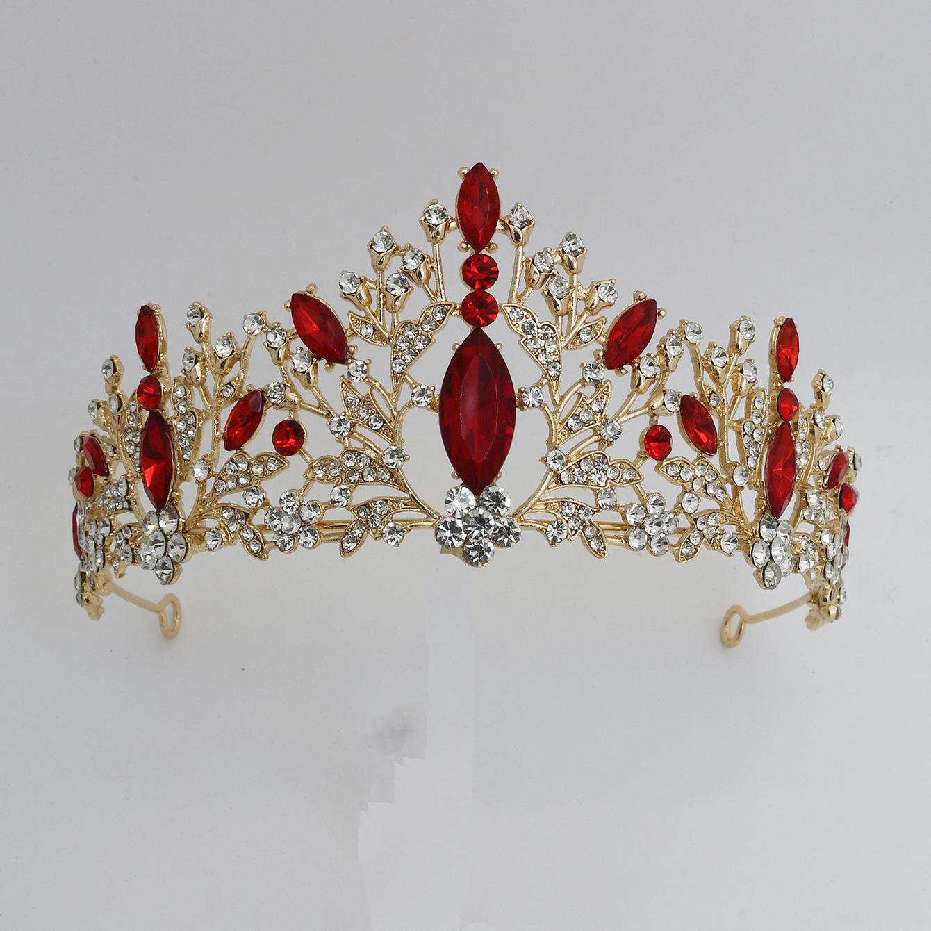 Свадебная корона Барокко Стразы Свадебная корона Головной убор Атмосферные аксессуары для свадебного платья Корона