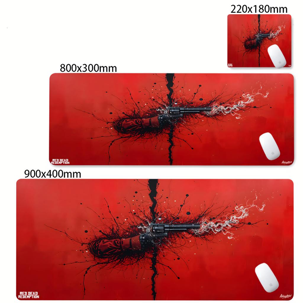 Large Gaming Red Dead Redemption  Mouse Pad Pc Gamer Keyboard  Desk Mat Anime Mausepad Computer Accessories Lockrand Mousepad