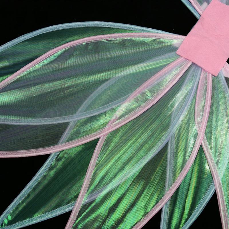Foldable Fairy for Butterfly Wings Angel Wings for Kids Party Fancy Dress Costume Photography Props for Halloween Cospla
