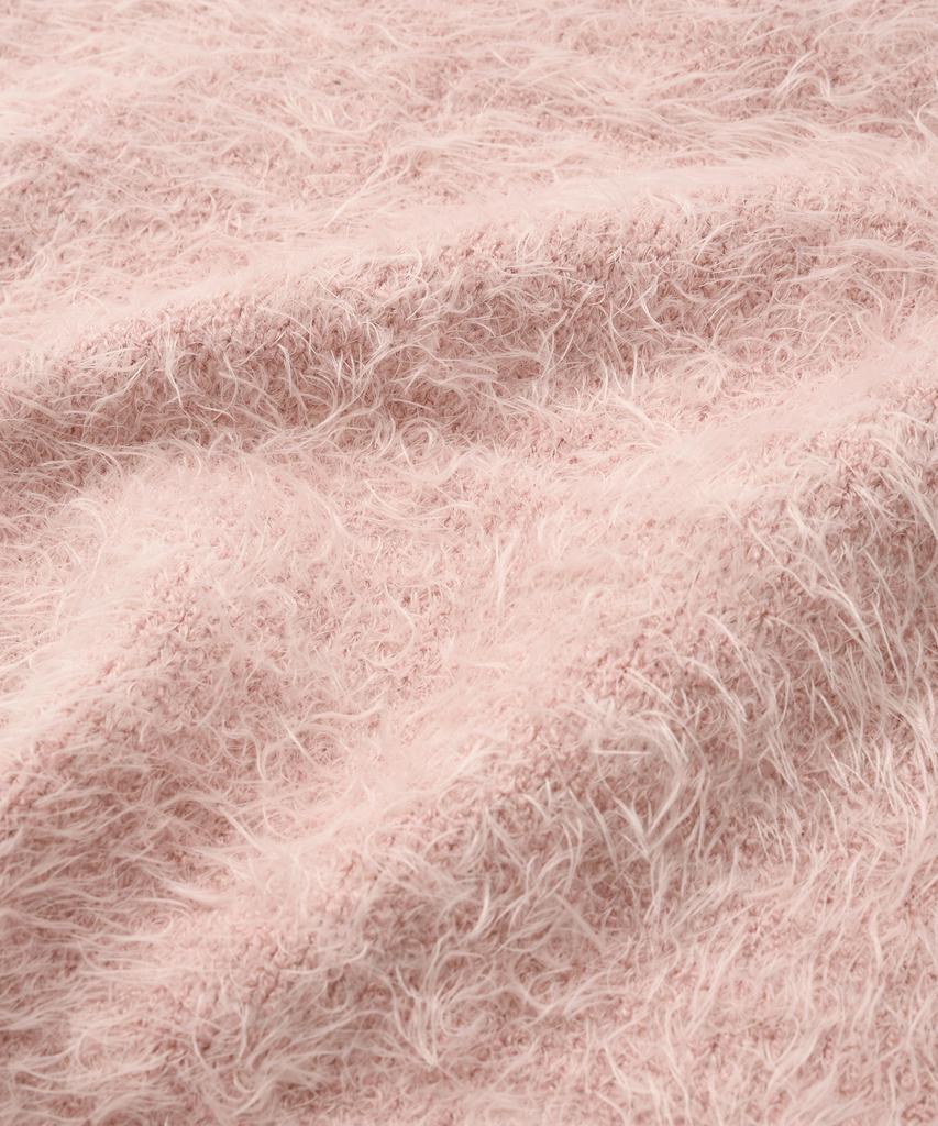 Pallet Hairy Knit Skirt Pink