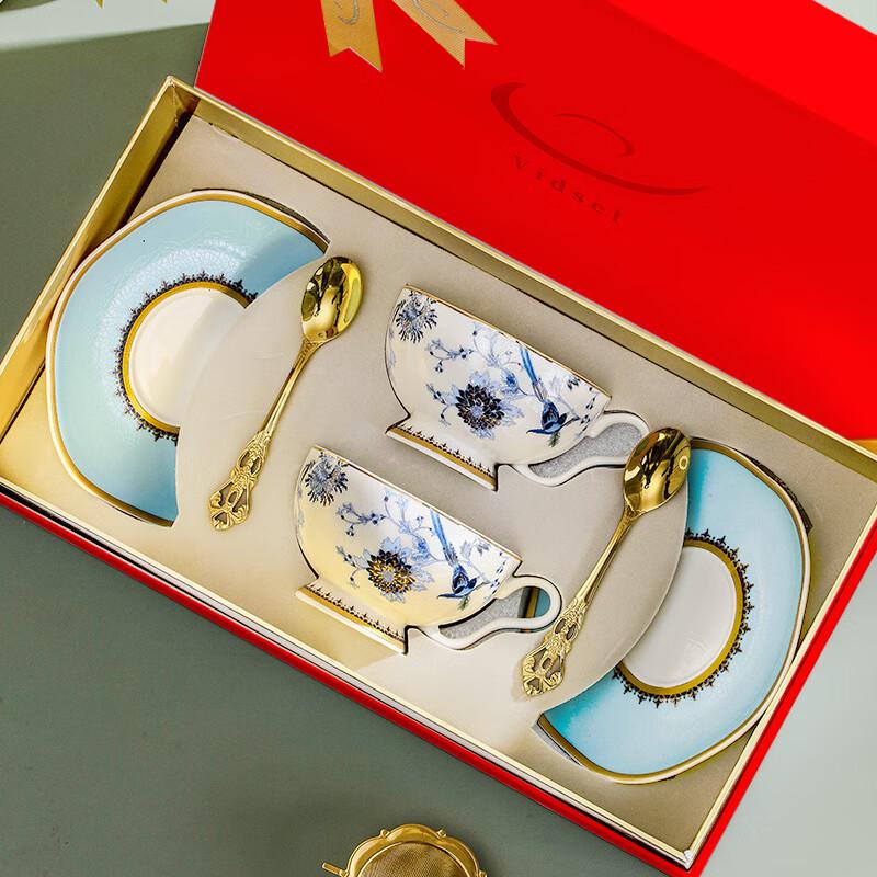 Vidsel Bone China Coffee Cup & Saucer Gift Sets