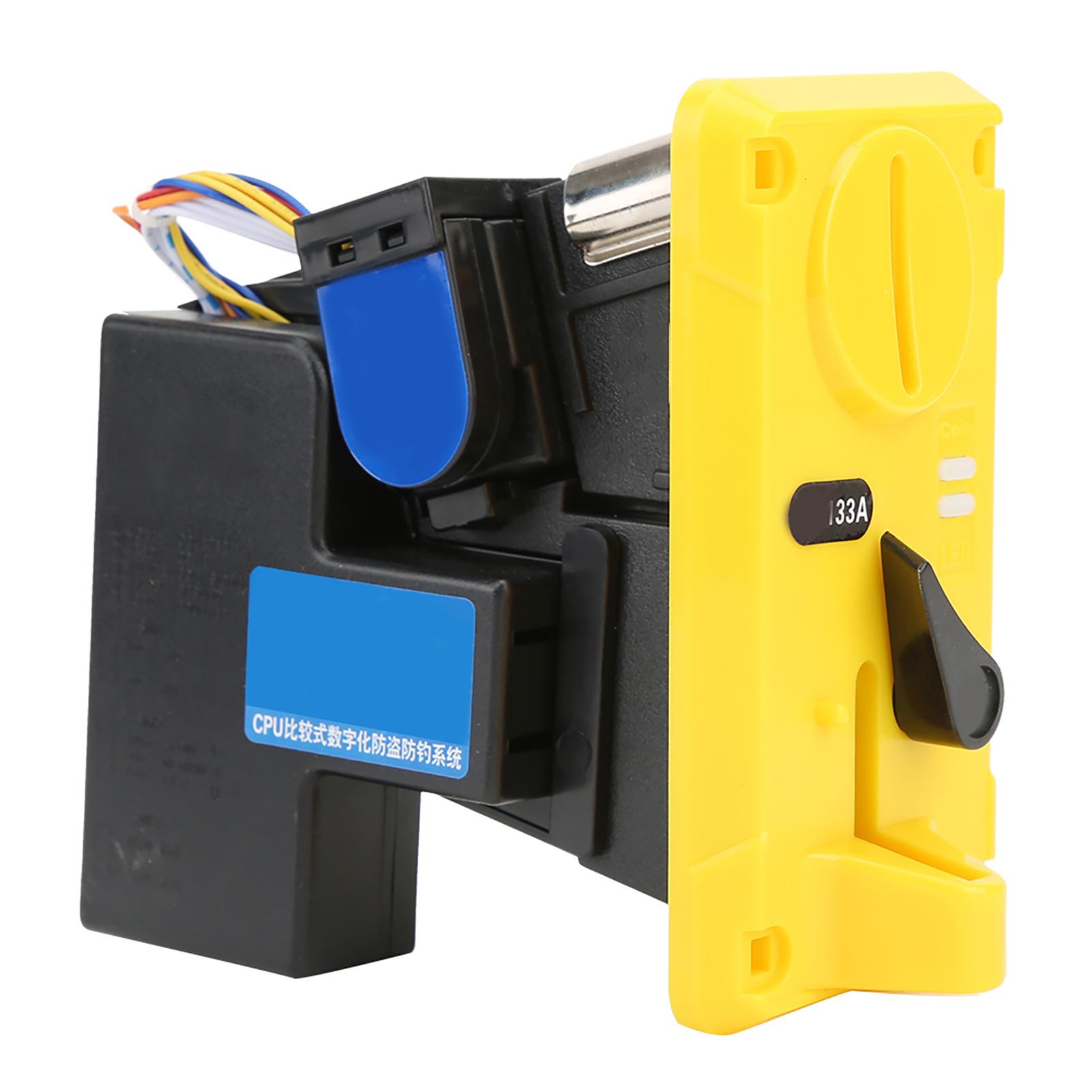 

Сравнительный процессор приемника монетоприемника с откидной крышкой со светодиодной подсветкой для игрового автомата, желтый