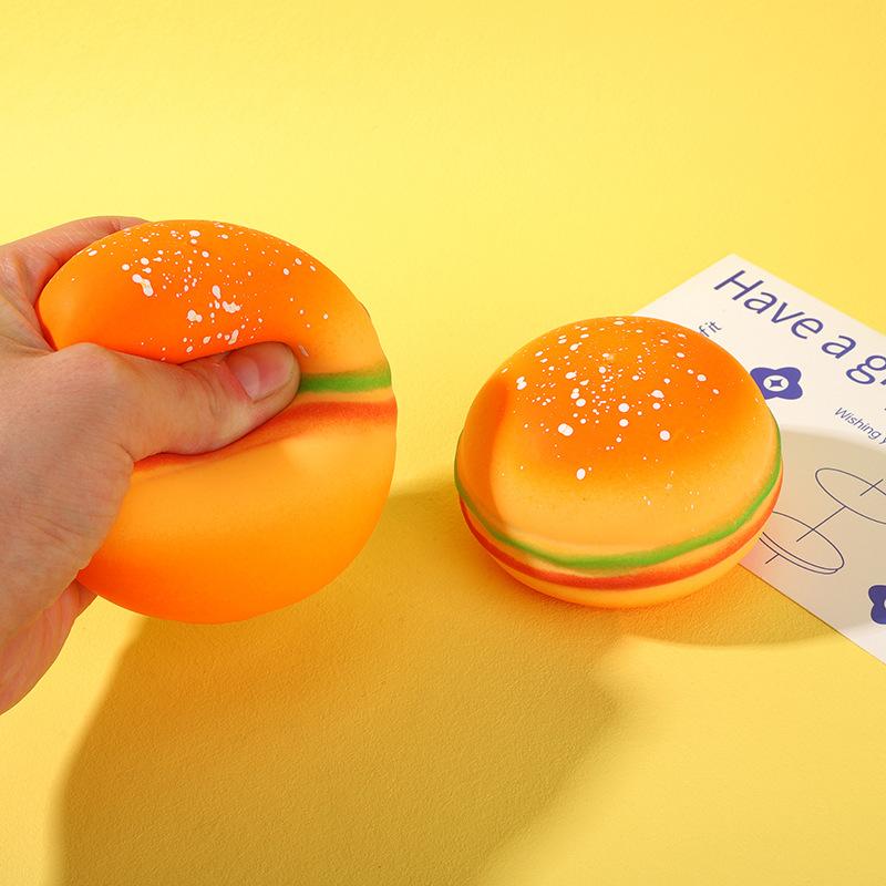 Simulare Burger Jucării pentru ameliorarea stresului Strânge-l Mâncare TRP Decompresie Rebound Vent Jucării distractive Casă de joacă Cadou pentru copii