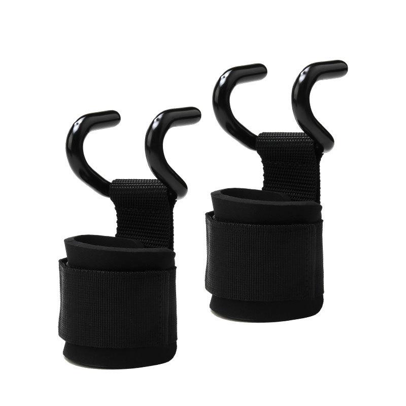 Pull-Up Bar Hook Wrist Wraps for Weightlifting and Deadlifts