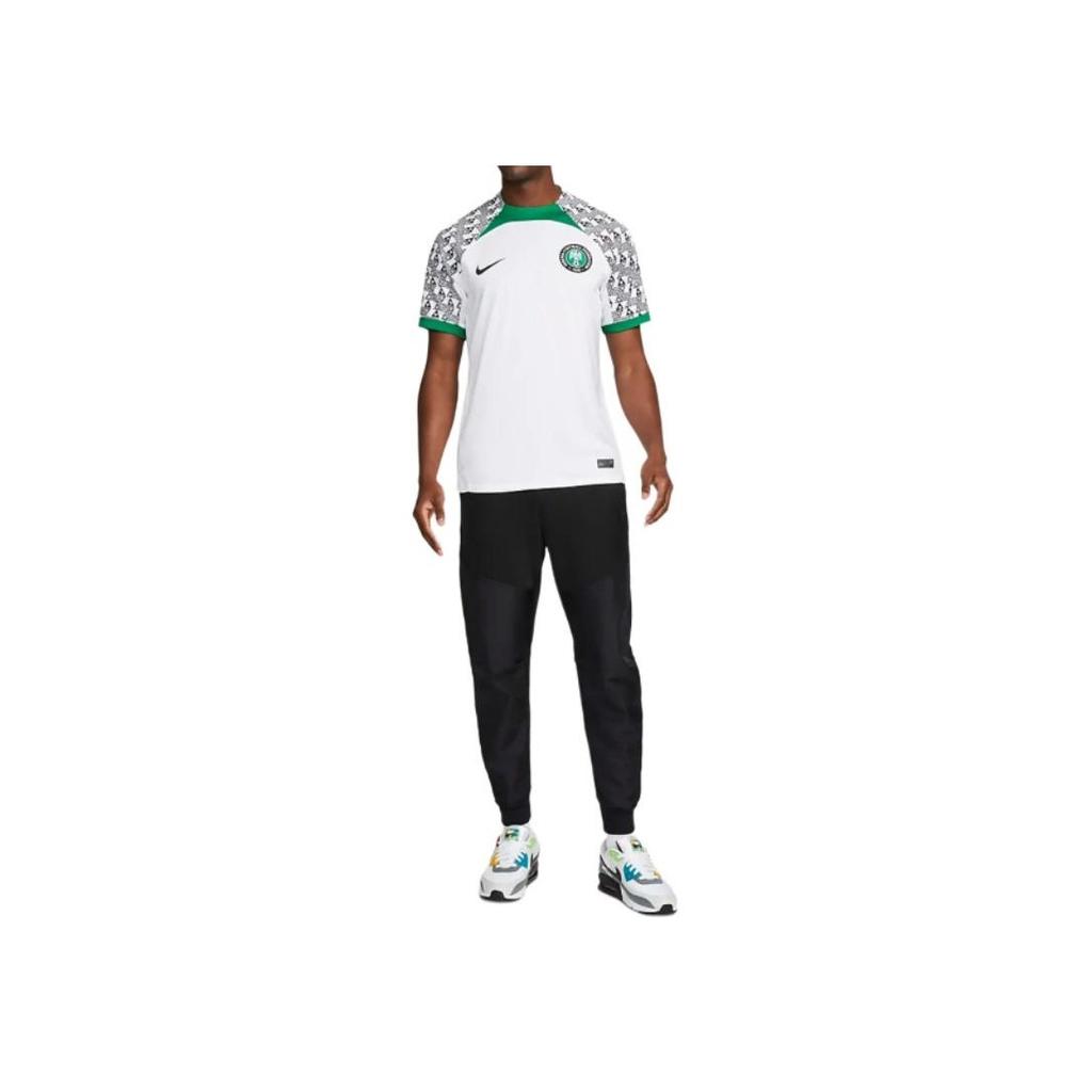 Nike Nigeria 2022/23 Koszulka Stadionowa Wyjazdowa Biała/Sosnowa Zieleń/Czarna Męska Streetwear DN0695-100
