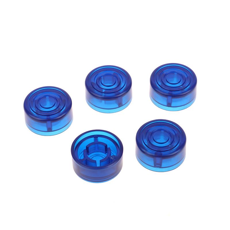 

5 шт. Колпачки для ножных переключателей педалей гитарных эффектов, Пластиковые ручки-бамперы, Протекторы для ножных переключателей, Аксессуары темно-синий