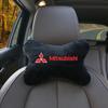 Autonekkussens Pak Hoofdsteun zacht Korte pluche Universeel Voor Mitsubishi Lancer Asx Outlander Pajero l200 Galant Autokussen