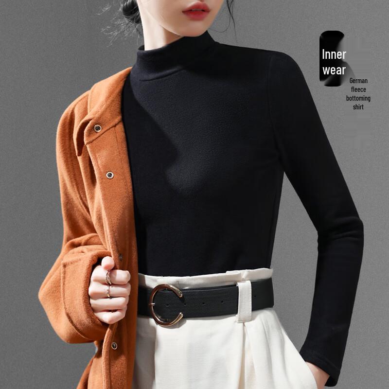 

Женский термотоп базового слоя Yuzhaolin с полувысоким воротом One Size (80-130 catties)