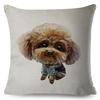 Cute Cartoon Animal Pillowcase Watercolor Animal Cushion Cover Living Room Bedroom Sofa Linen Decorative Pillowcase