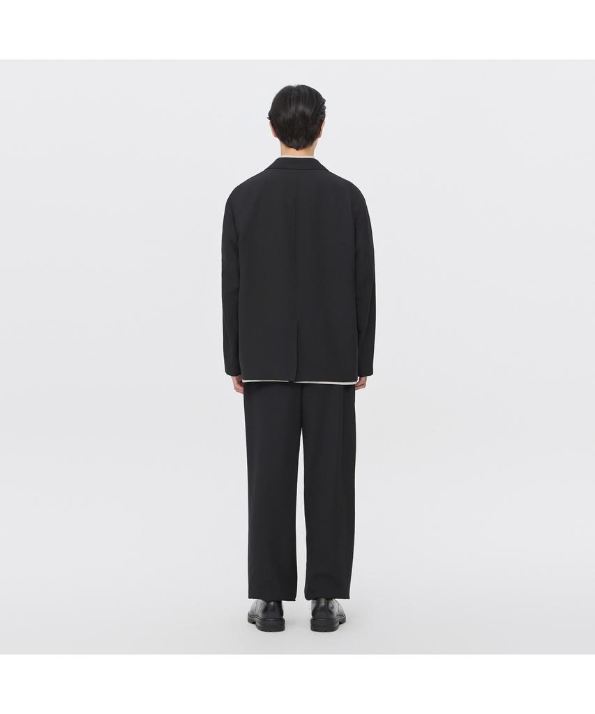 Keoseuuteommellou [Essentials] Black Loose Fit Setup Pants C9Pam26421Bkx