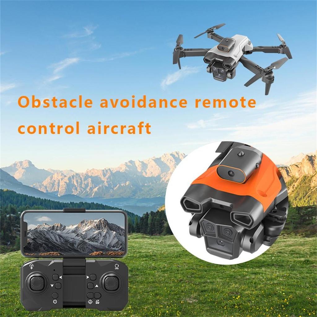 Three Camera 8 K Drone, 90° Adjustable Lens, Proficiency Foldable Omnidirectional Obstacle Avoidance 8 K Drones With Camera, Suitable For Beginners