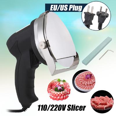 220V 110V Nastavitelný turecký elektrický kráječ na kebab Shawarma Gyros Cutter US/EU Plug