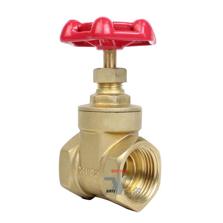 Japan KITZ Brass Gate Valve PN16HRZ, Threaded for Water, Oil, Gas - Main Switch, In Stock