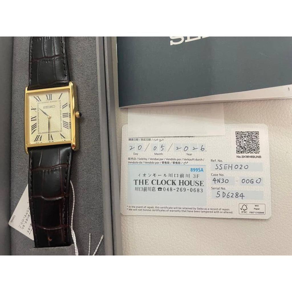 Used SEIKO SSEH020 Nano Universe Gold New Unused Item