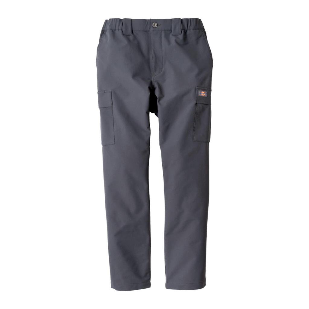 Dickies Cargo Pants D-7575, Workwear, Year-Round, Tapered, Stretch, Lightweight, Dickies CO-COS Pro Uni Sticker, Size 23. Charcoal, L