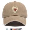 Pc Pcs Vintage Floral  Heart Print Baseball Cap Suitable for Outdoor Picnics Camping Travel Parties Cycling  Adjustable