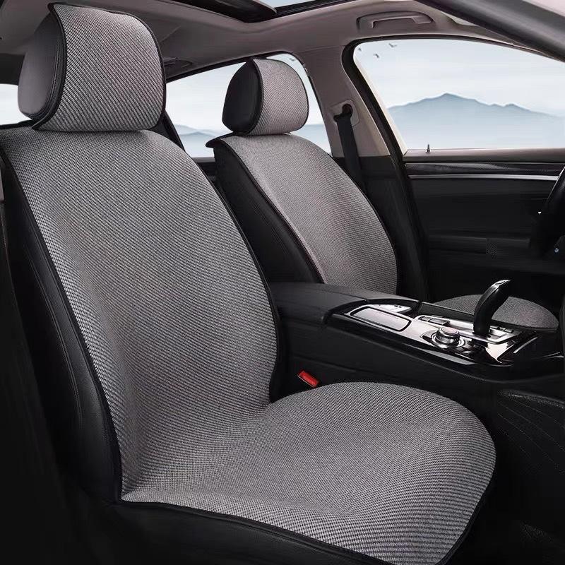 High Quality Universal Car Seat Cover Comfortable Linen Car Seat Cushion Four Seasons Breathable Non-slip Seat Cushion