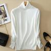 Women's Winter Slim Sweater Knit Turtleneck Soft Cashmere Wool Long Sleeve Pullover