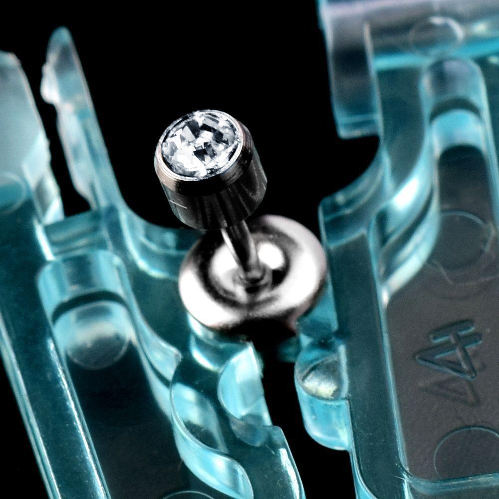 Blue One-time Wearing Ear Device Earring Piercer Machine Ear Nail Tool Nose Ear Piercing Tool