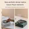 Kreativer Atomic Schallplattenspieler mit Bluetooth: Multifunktions-Wecker, Lautsprecher, Audio-Karte, Intelligentes Drahtloses Desktop-Gerät