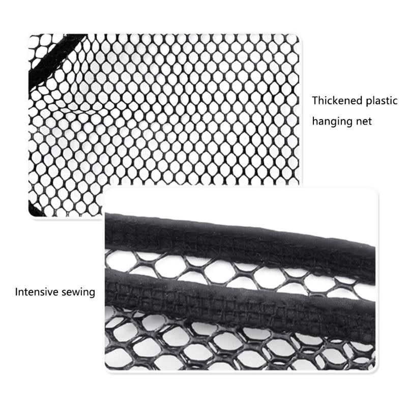 Quick Drying Fishing Net Pouches Mesh Bag for Outdoor Fishing Enthusiasts Multifunctional Fish Net Pocket Large Capacity