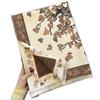 Autumn and winter new versatile imitation cashmere scarf female butterfly flying printing thickened warm shawl scarf