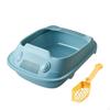 Litter Box with Ergonomic Design for Indoor Pets