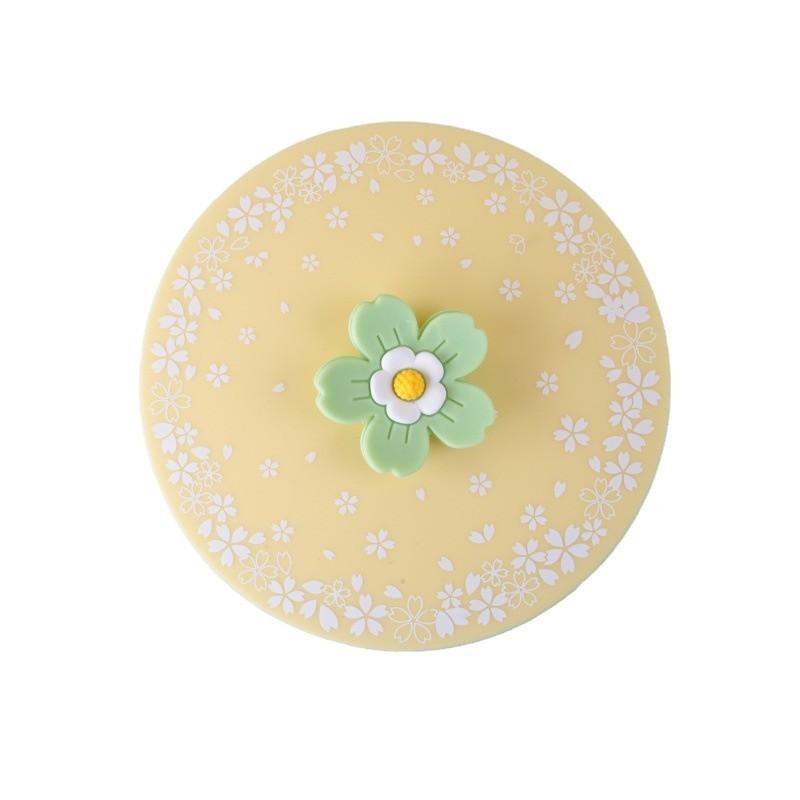 Mug Silicone Cup Lid Universal Breakfast Cup Lid Food Grade Lid Cute Cartoon Design
