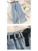 Women's Summer Straight-Leg College-Style Jeans - Korean Fashion Trend, Loose Fit, Casual Long Pants