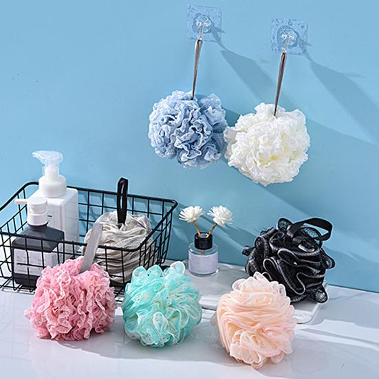 Shower Sponge Highly Absorbent Super Soft Nylon Shower Bath Sponge Shower Exfoliating Scrubber Bathroom Supplies