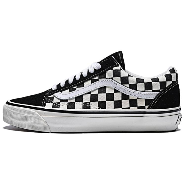 Vans Old Skool 36 LX Checkerboard - White Black Unisex Sneakers VN000E9MBPS