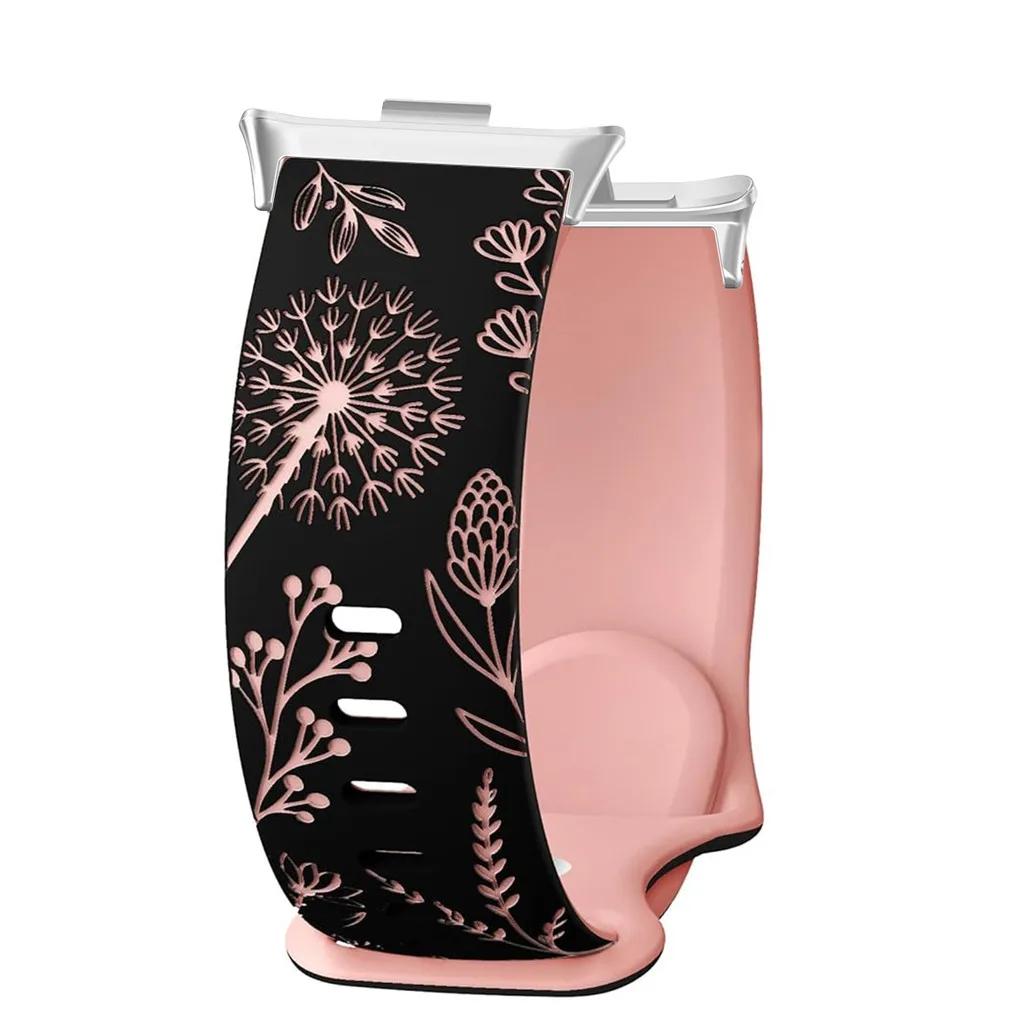 

Two-Tone Dandelion Watchband For Redmi Watch 6 5 4 Soft Silicone Strap Bracelet for Xiaomi Mi Band 9 Pro/8 Pro Sport Belt Correa For Redmi Watch 5