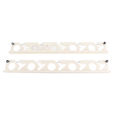 2Pcs 10 Hole Fishing Rod Racks Fishing Pole Wall Or Ceiling Storage Rack Holder Display Stand Wall Mount for Garage