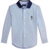 Polo Polo Bear Cotton Oxford Casual Shirt Kids Shirts Blue 323A96286-001