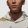 Jordan Brooklyn Full Print Hooded Fleece-Lined Casual Long Sleeve Sweatshirt Men Tops Sail-White FN4546-133