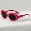 123Pcs Fashionable Oval Frame Glasses With Retro Academic Style Suitable For Street Pography And As A Holiday Gift