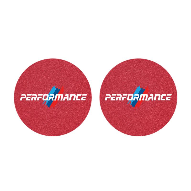 2Pcs Car Coaster Water Cup Mat Non-Slip Pad For BMW Performance E93 G30 E92 E53 F40 F10 F20 F30 X6 E34 E61 E60 E39 E28 X3 X1 X4 DNPQY1