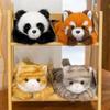 Soft Fluffy Cartoon Stuffed Animal Doll Stress Relief Stuffed Animal Cat  Desktop Decor