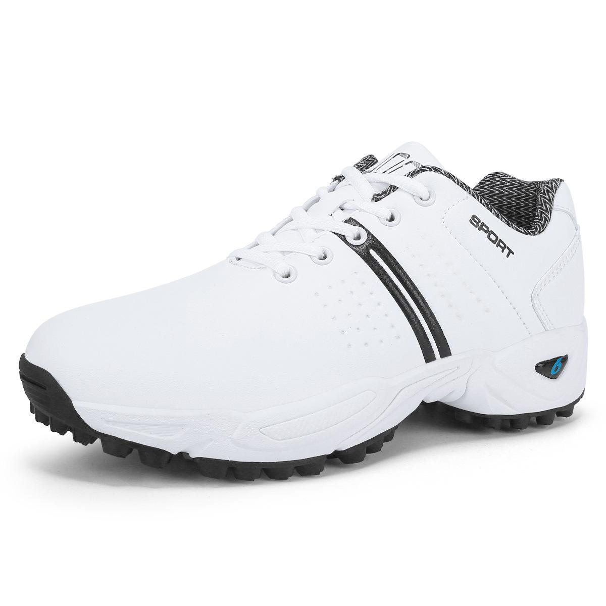 Men s G-619 Rotating Buckle Golf Shoes - Breathable, Spiked Casual Footwear 43